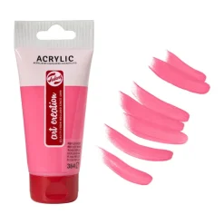 Acrylverf - neon roze - 75 ml