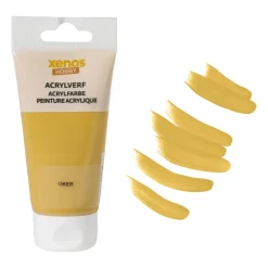 Acrylverf - oker geel - 75 ml