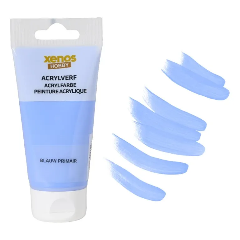 Acrylverf - primair blauw - 75 ml