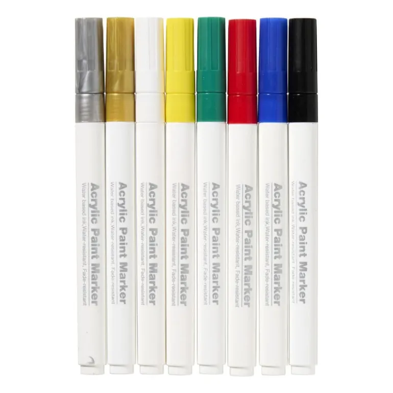 Acrylverf stiften - set van 8