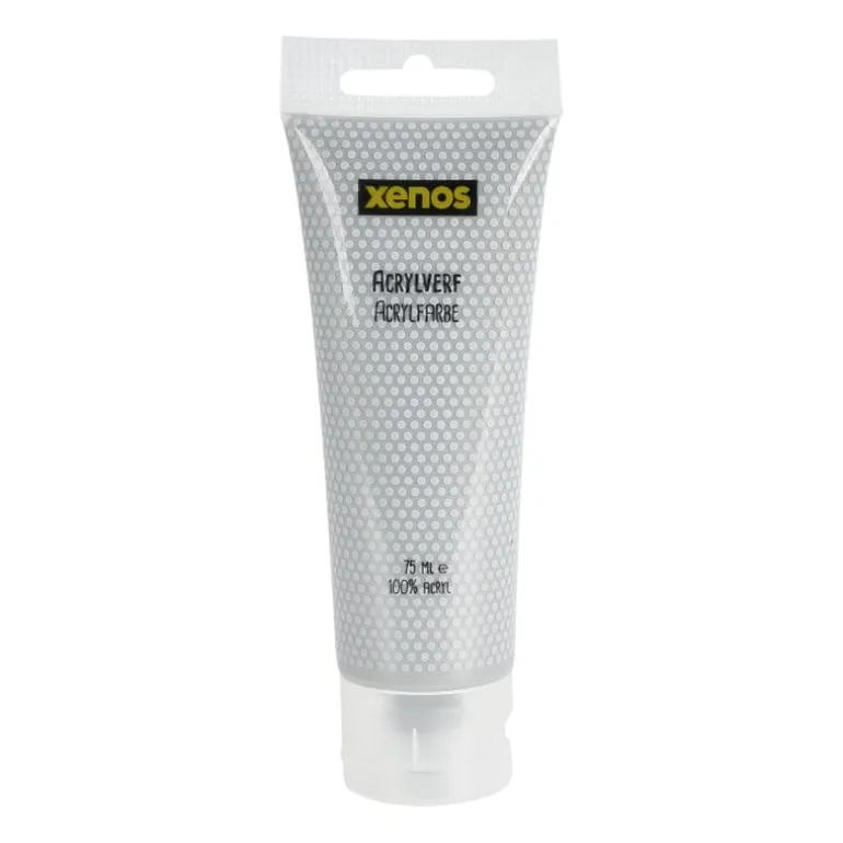 Acrylverf zilver - 75 ml