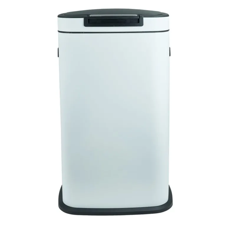 Afvalemmer push - wit - 38 liter