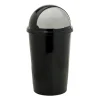 Afvalton bullit - 50 liter - zwart