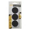 Anti-krasrubbers rond - zwart - set van 6