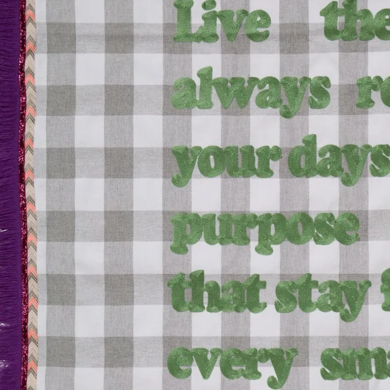 Anywhere plaid live the life - multikleur - 120x170 cm