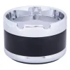 Asbak rond draaiopening - 8,5 x 5 cm - RVS