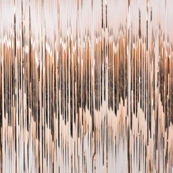 Backdrop - roségoudkleurig - 180x200 cm
