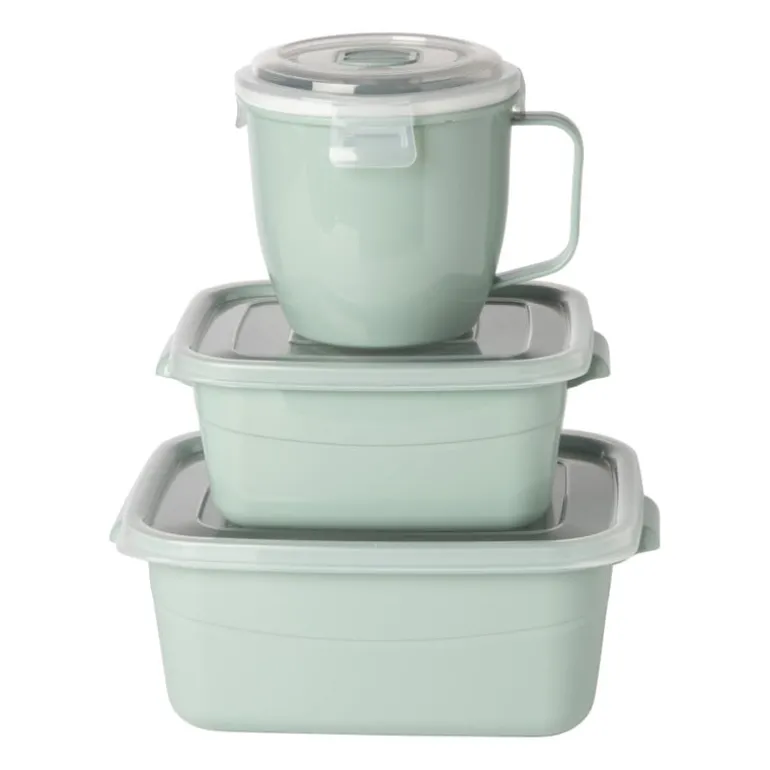 Bakje voor magnetron - 2 liter - groen
