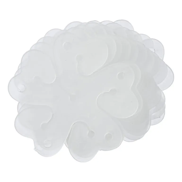 Ballon clip bloemvorm - set van 10 - ø8x1 cm