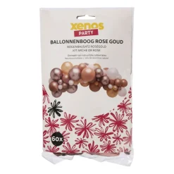 Ballonnenboog - roségoudkleurig - set van 60
