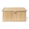 Bamboe mand met deksel - 11x24x18 cm