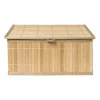 Bamboe mand met deksel - 13x29x23 cm