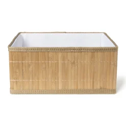 Bamboe mand open - 12x24x18 cm