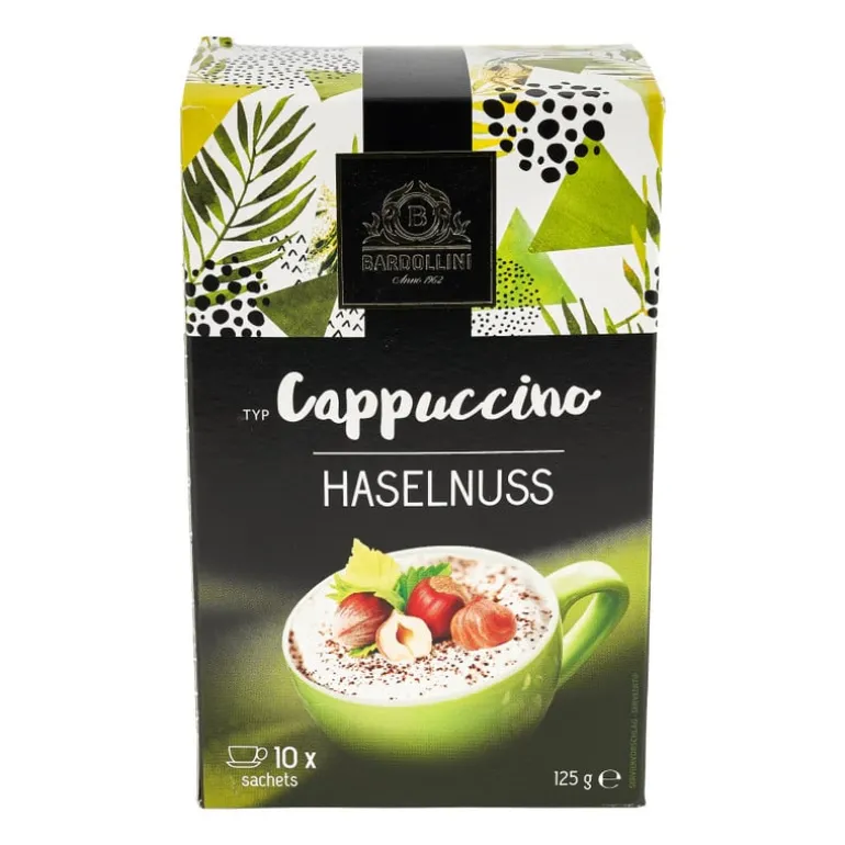 Bardollini cappuccino - hazelnoot - 10 zakjes