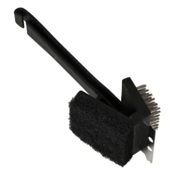 BBQ borstel - zwart - 26.5 cm