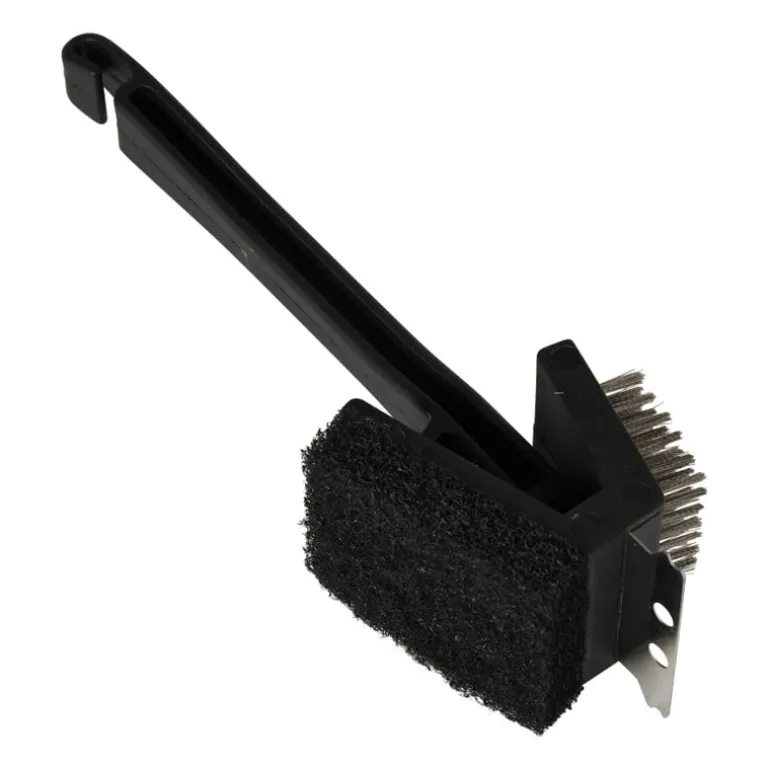 BBQ borstel - zwart - 26.5 cm