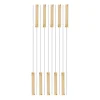 10 BBQ spiezen - metaal - 48 cm