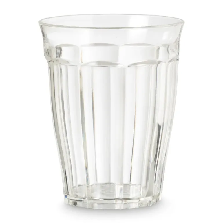 Beker met facetten - helder - 450 ml