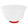 Beslagkom met deksel - 24 cm - wit