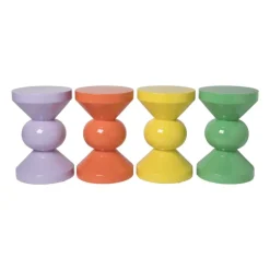 Bijzettafel diabolo - groen - ø33x50 cm