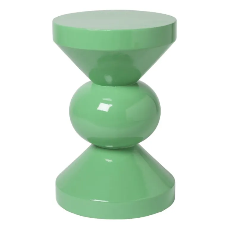 Bijzettafel diabolo - groen - ø33x50 cm
