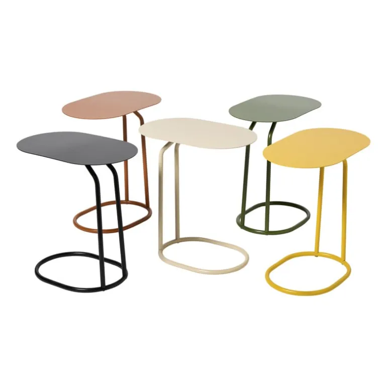 Bijzettafel Freddy - zwart - 49x45x28 cm