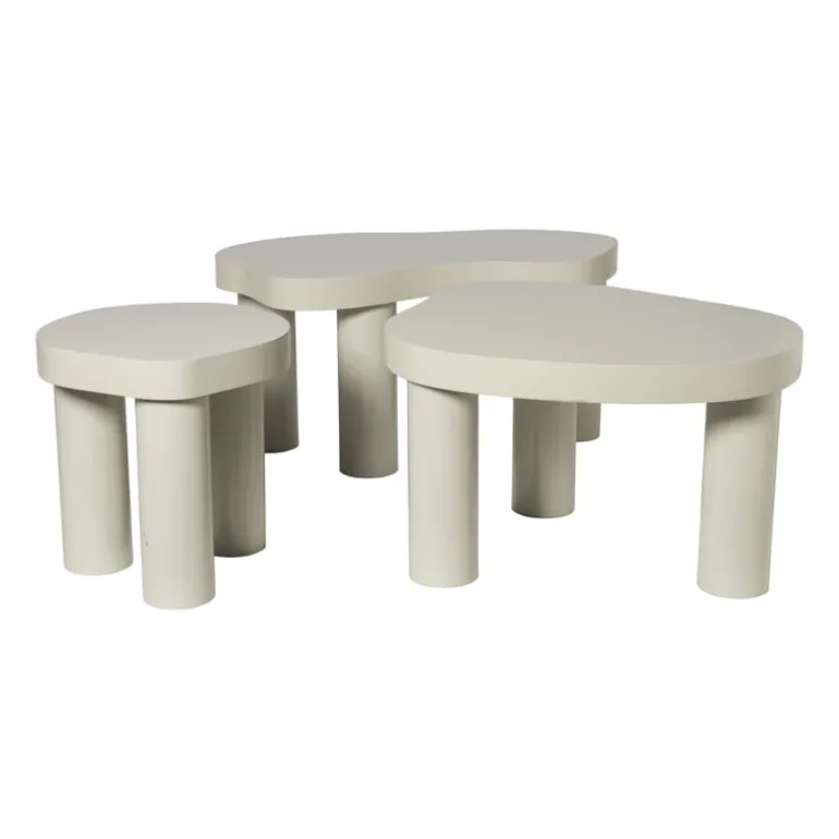 Bijzettafel Karlstad middel - 40x65x55 cm - grijs