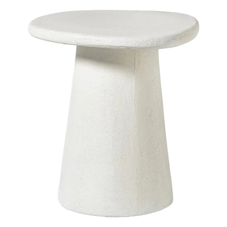 Bijzettafel Milou - wit - 48x45x43 cm