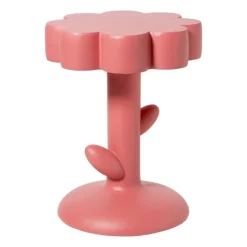 Bijzettafel pop-art flower - roze - ø45x59 cm