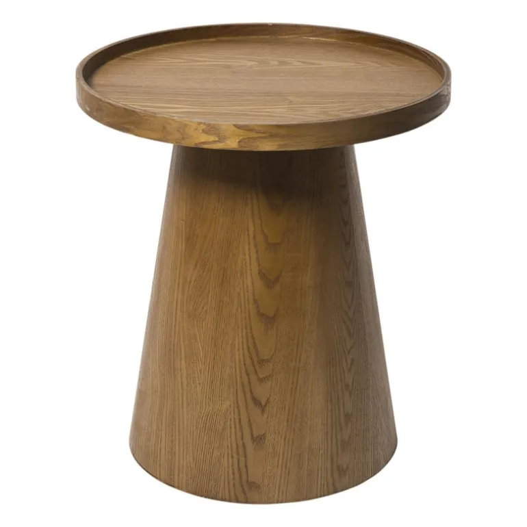 Bijzettafel Rondo groot - bruin - ø45x50 cm