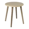 Bijzettafel Salvador - beige/bruin - ø36x41 cm