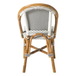 Bistrostoel Paris - zwart/wit - 87x57x48 cm