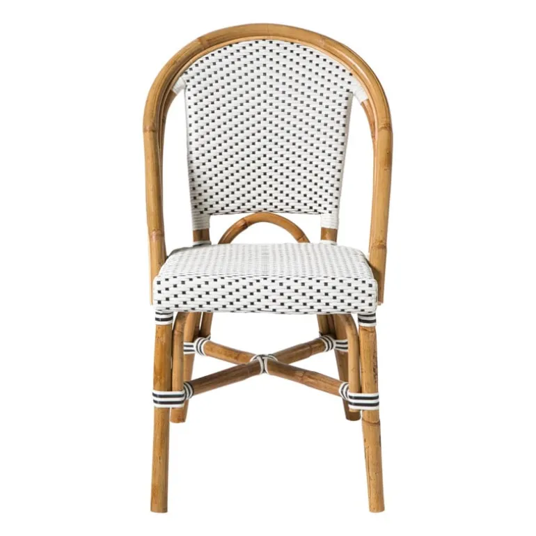 Bistrostoel Paris - zwart/wit - 87x57x48 cm