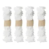 Bloemenband wit - set van 4 - 100 cm