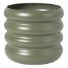 Bloempot bubbles groot - groen - ø19x18 cm