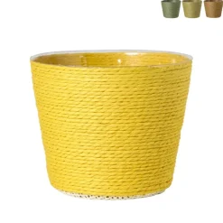Bloempot mand klein - diverse varianten - ø12x9 cm