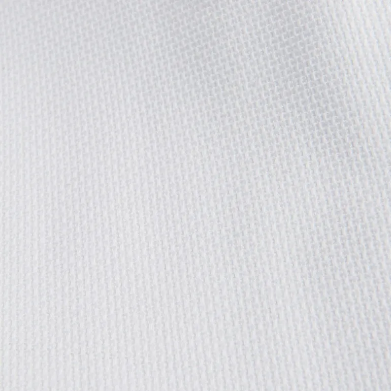 Borduurstof van katoen - wit - 45x38 cm