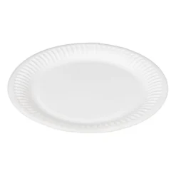 Bord wit - set van 8 - ø18 cm