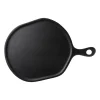 Borrelplank organisch - acaciahout - zwart - 40x58 cm