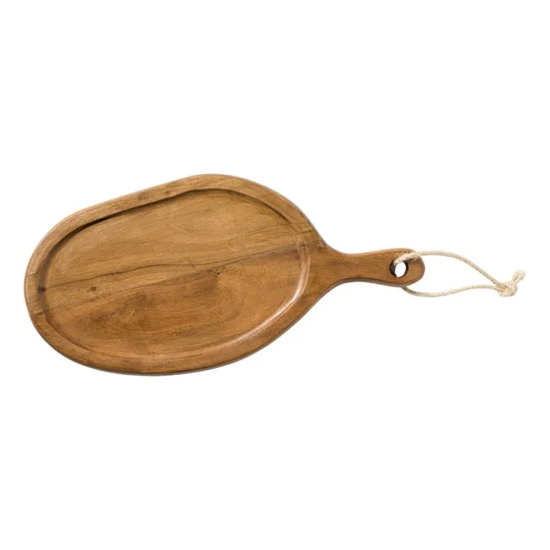 Borrelplank organisch klein - acaciahout - 40x20.5 cm
