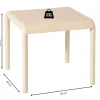 Buiten bijzettafel Lea - beige - 40x45x45 cm