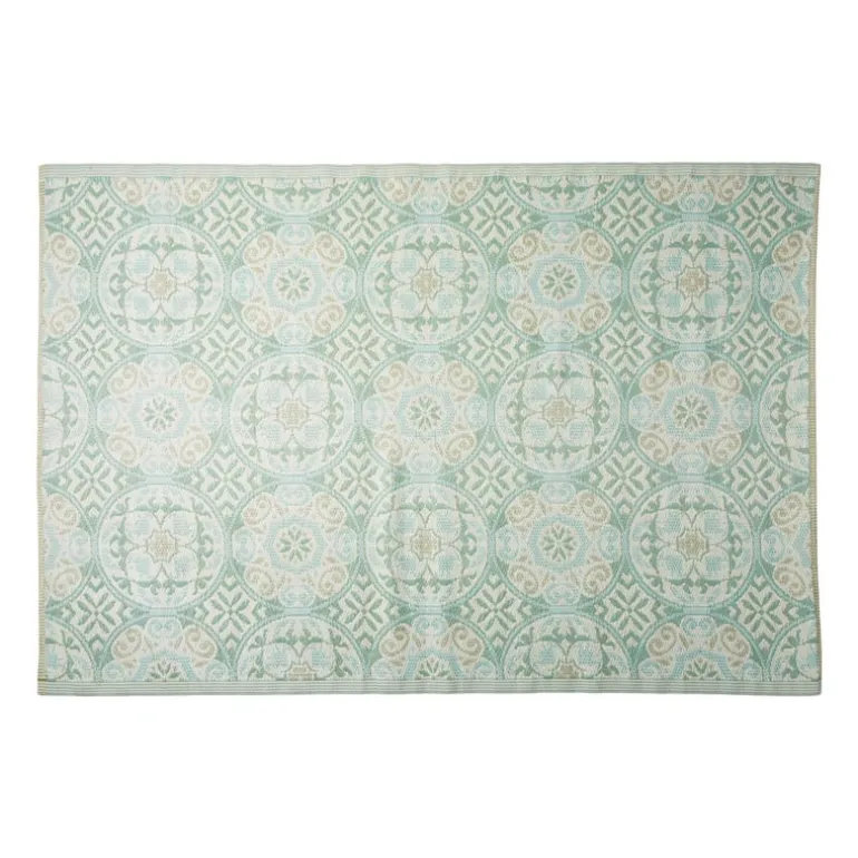 Buitenkleed cirkels - groen - 160x230 cm