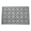 Buitenkleed ethnic - zwart - 120x180 cm