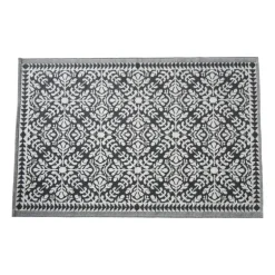 Buitenkleed ethnic - zwart - 120x180 cm
