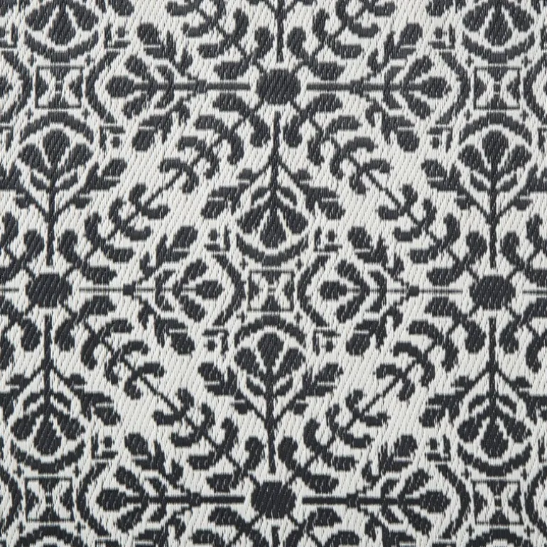 Buitenkleed ethnic - zwart - 120x180 cm
