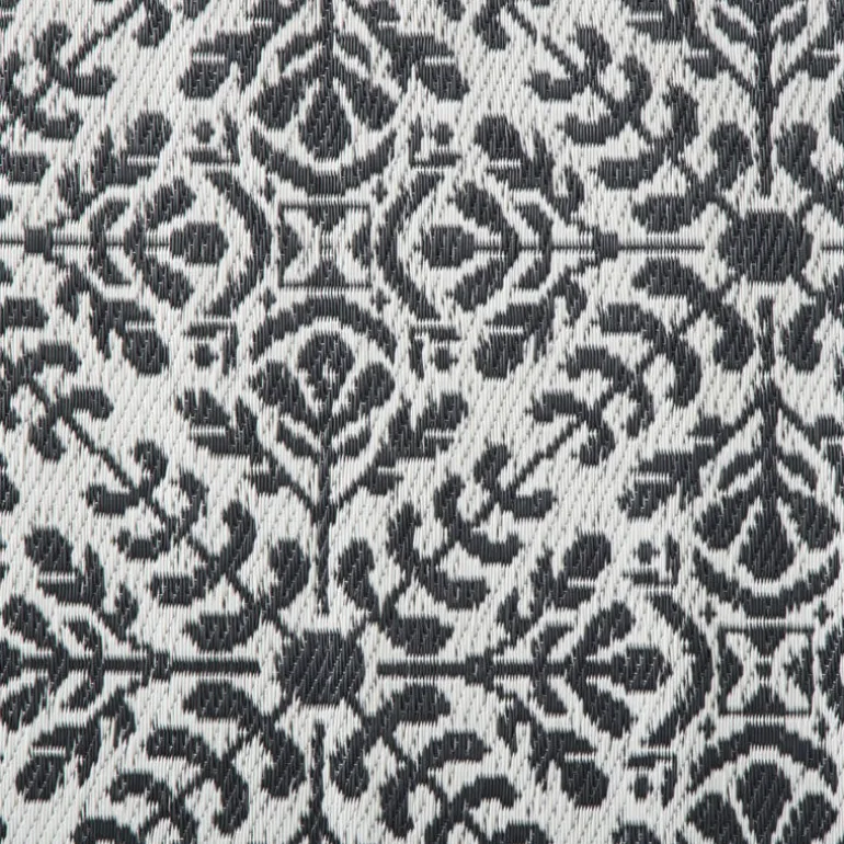 Buitenkleed ethnic - zwart - 160x230 cm