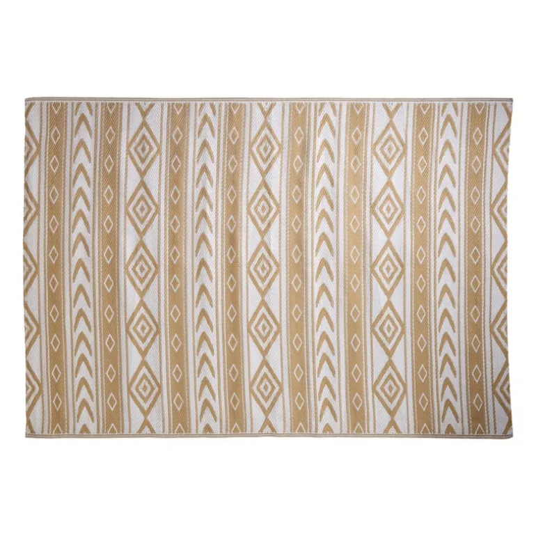 Buitenkleed tribal - beige - 160x230 cm