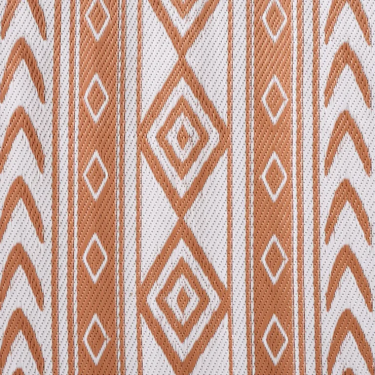 Buitenkleed tribal - bruin - 160x230 cm