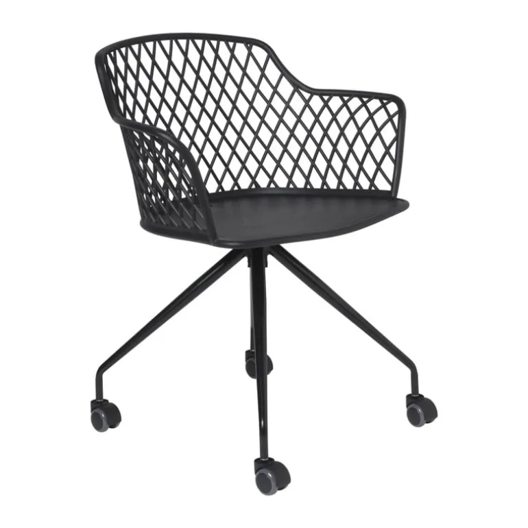 Bureaustoel Leon - zwart - 80x62.5x55.5 cm