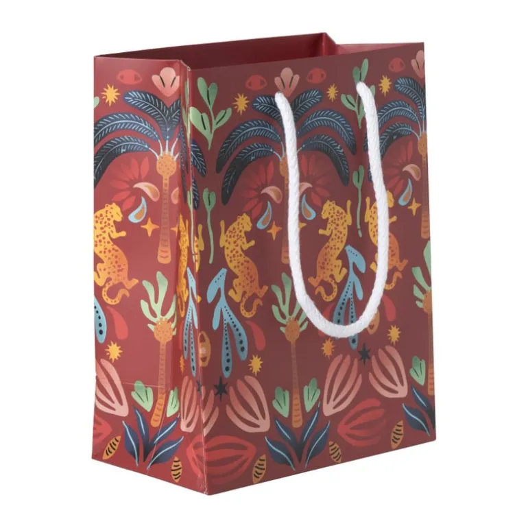 Cadeautasje flame market - multikleur